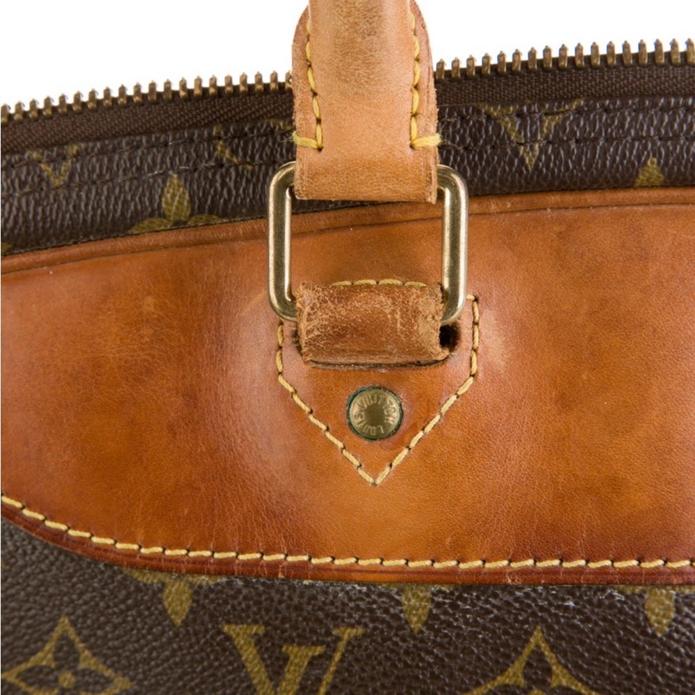 VINTAGE 1995 Louis Vuitton Momogram Alize 2 Pouches w/Strap - Picture 6 of 9